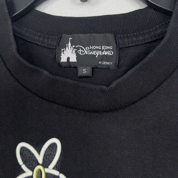 Disney Hong Kong Shirt Womens Small Black Glow in Dark Minnie Mouse Disneyland - Picture 5 of 14